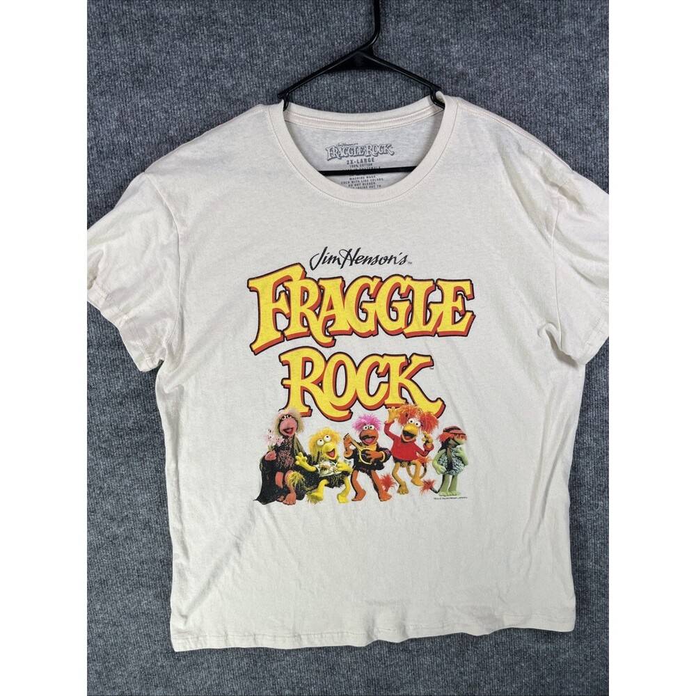 Fraggle Rock T Shirt Mens 2XL Jim Henson Graphic Tee Cotton